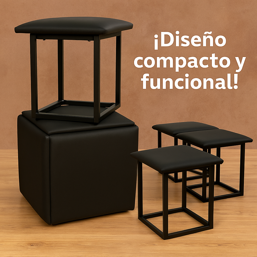 Silla Cubo Desmontable 5 En 1