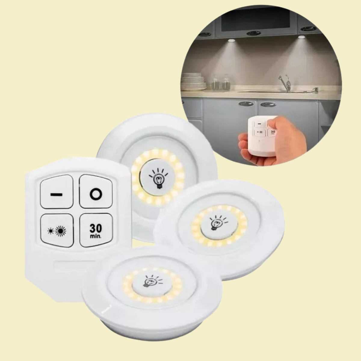 3 Luces LED de Emergencia💡