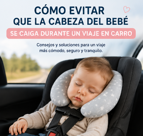 Cómo evitar que la cabeza del bebé se caiga durante un viaje en carro