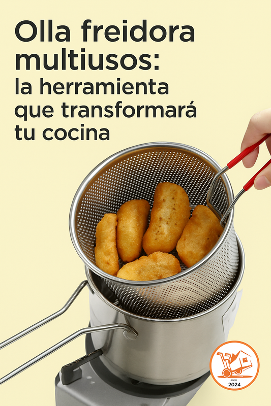Olla freidora multiusos: la herramienta que transformará tu cocina
