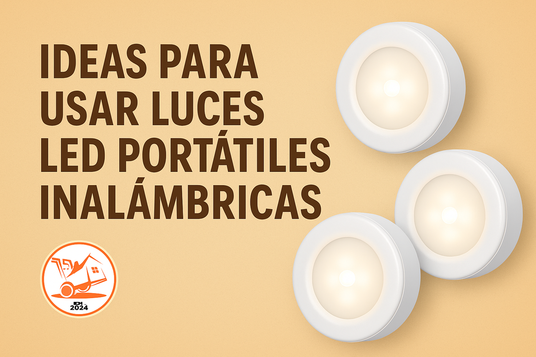 7 ideas creativas para usar el Set de Luces LED Portátiles Inalámbricas x3 en tu hogar