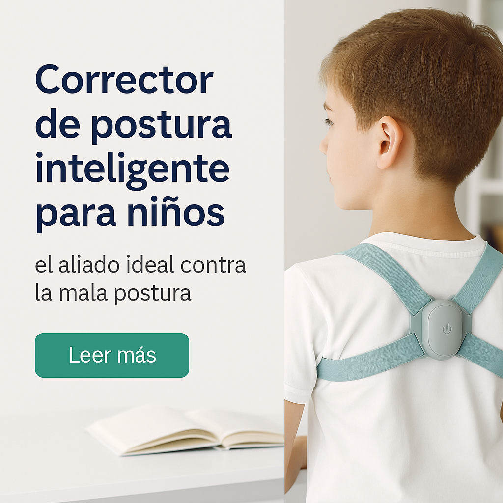 Corrector de postura inteligente para niños: el aliado ideal contra la mala postura