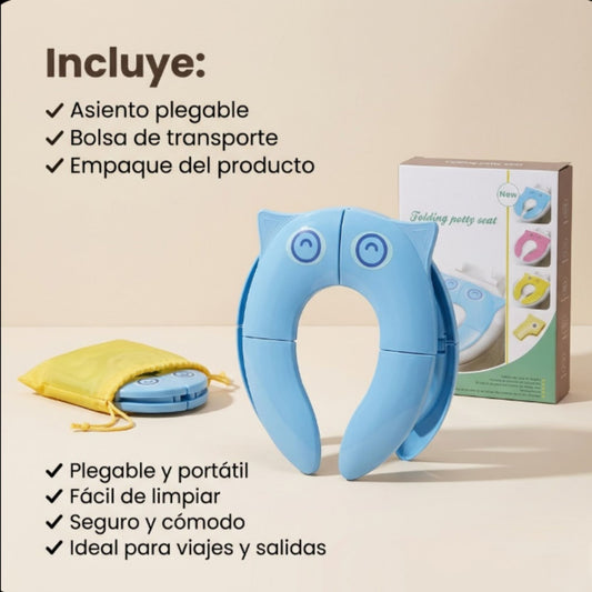 Asiento de Inodoro Portátil para Niños