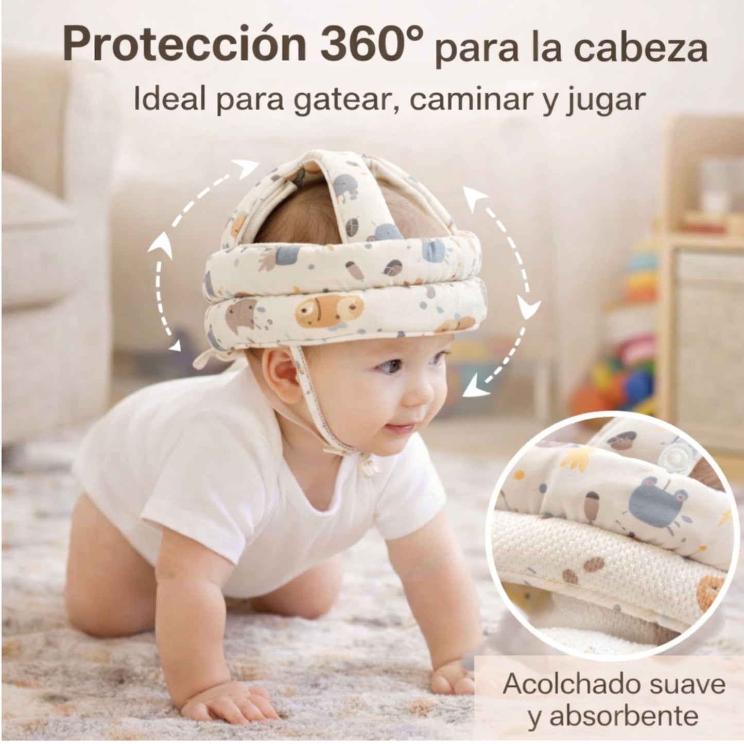 Protector de Cabeza para Bebé