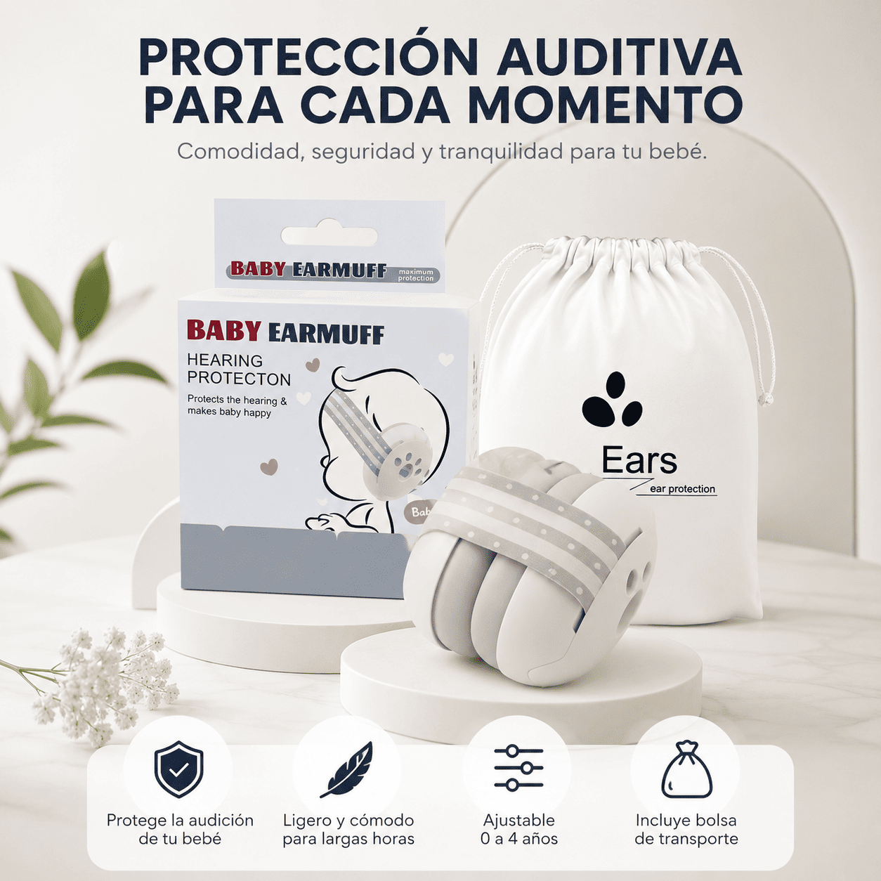 BabySilence™ | Protectores Auditivos para Bebés