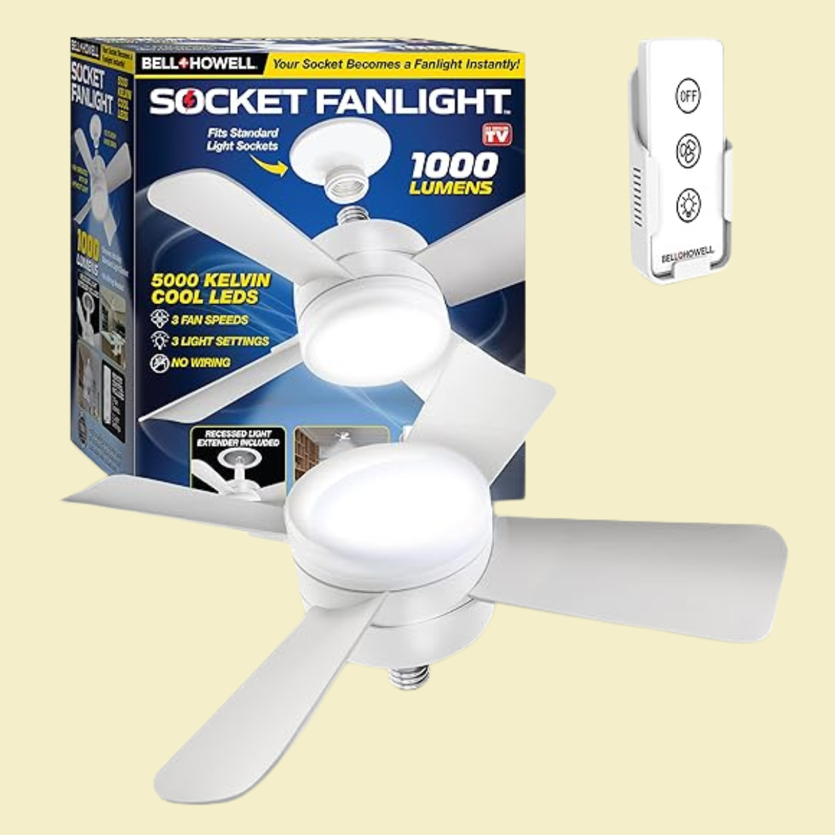 Bombillo Ventilador 2 en 1💡