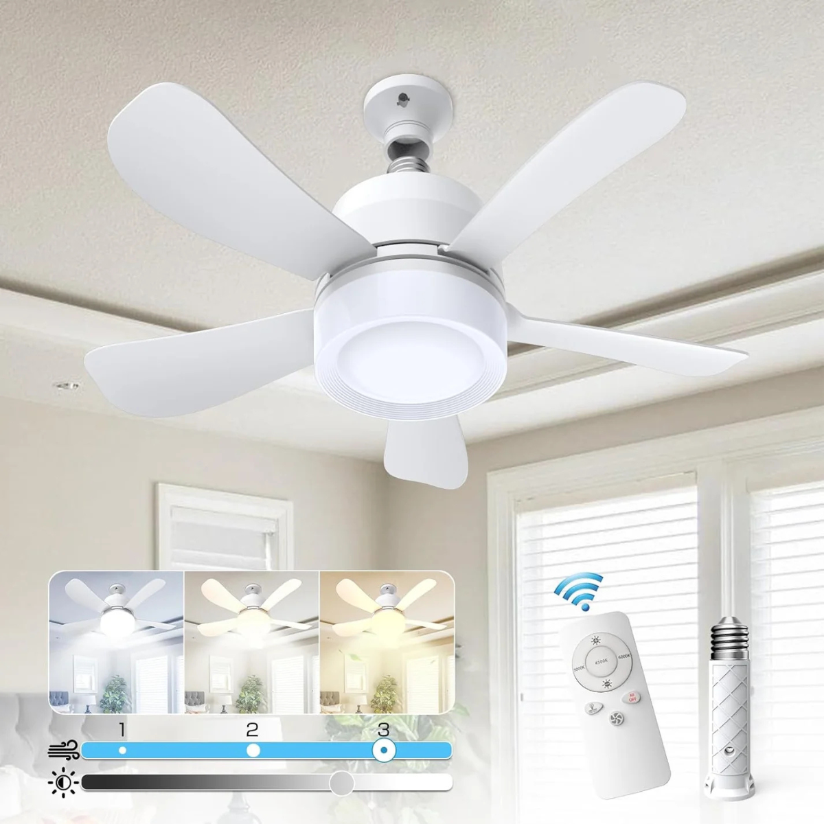 Bombillo Ventilador 2 en 1💡