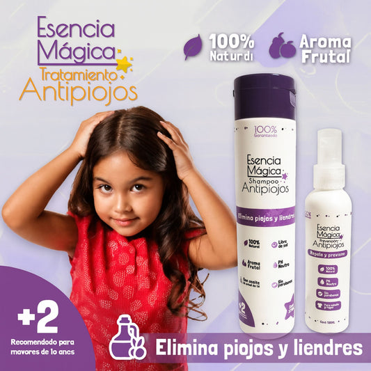 Kit Tratamiento Anti-Piojos Niños👶