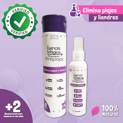 Kit Tratamiento Anti-Piojos Niños👶