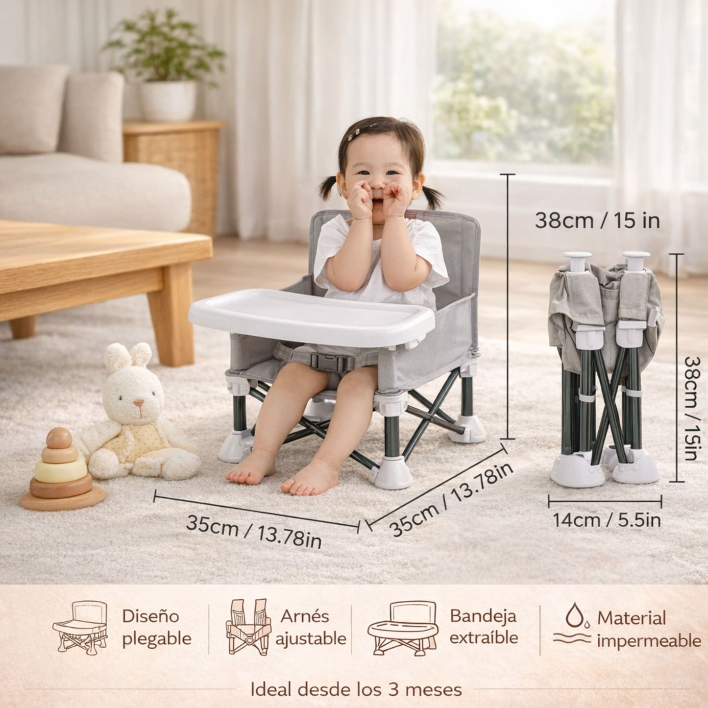 Comedor Viajero Portátil para Bebé