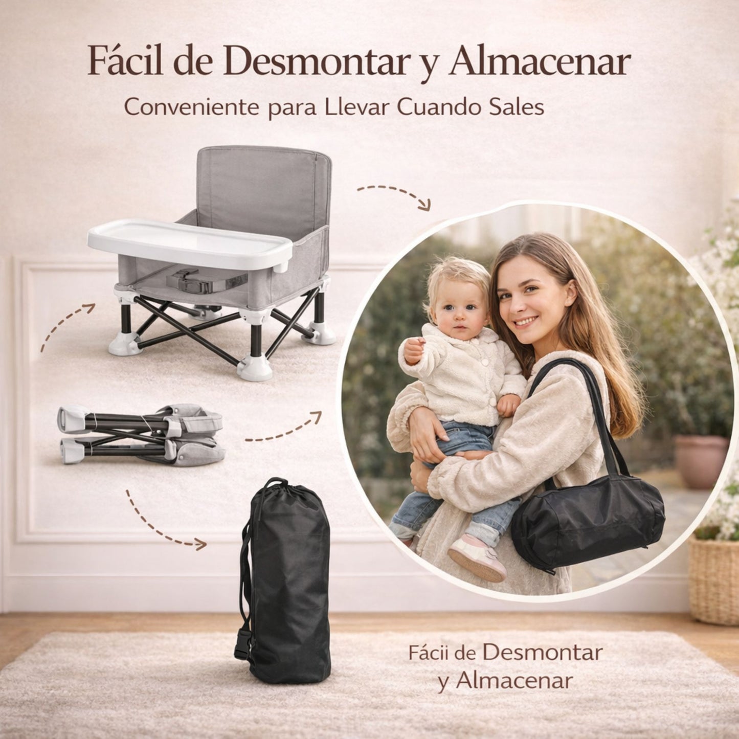 Comedor Viajero Portátil para Bebé